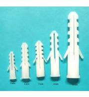 8 mm Plastic Wall Plug – Heavy Duty Fischer-Style Anchor for 8 mm Screws, Ideal for Mounting Brackets, Rails and Medium Loads in Masonry Walls